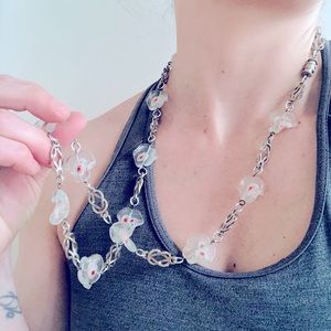 Venetian Glass Long Necklace from Venice trip!